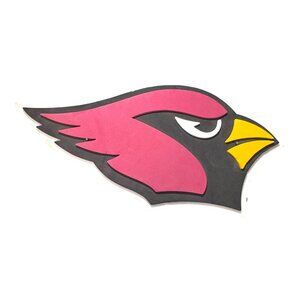 Arizona Cardinals NFL Football Official 3D Foam Logo Wall Sign Made In USA Head